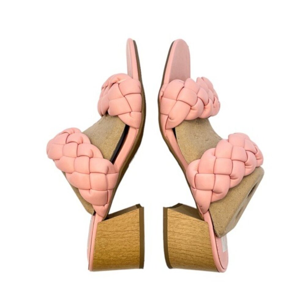 DV by Dolce Vita Braided Block Heel Stacey Pink Sandal 8.5 M - Picture 4 of 6